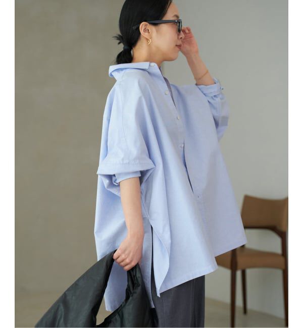 Plage「《追加》Light OX Poncho シャツ 4」|シャツ・ブラウス|