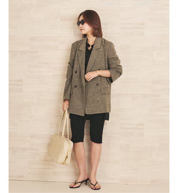 Plage「《予約》R&rsquo;IAM MINI TWEED ジャケット」|テーラードジャケット|