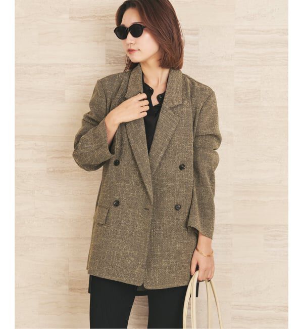 Plage「《予約》R&rsquo;IAM MINI TWEED ジャケット」|テーラードジャケット|