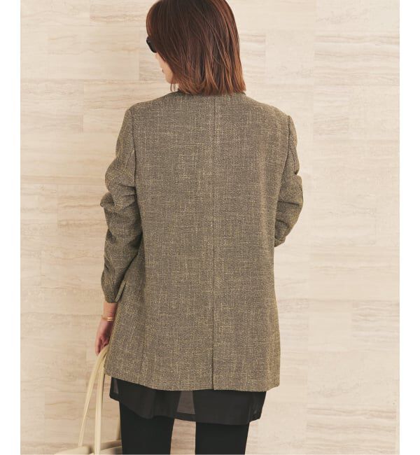 Plage「《予約》R&rsquo;IAM MINI TWEED ジャケット」|テーラードジャケット|