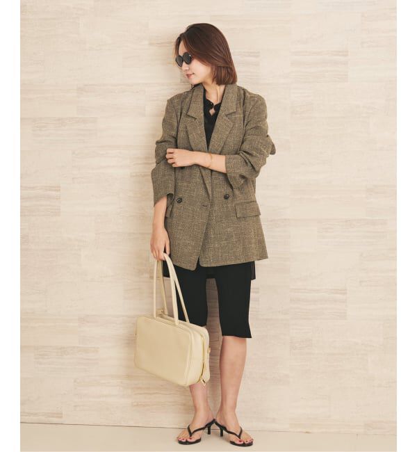 Plage「《予約》R&rsquo;IAM MINI TWEED ジャケット」|テーラードジャケット|
