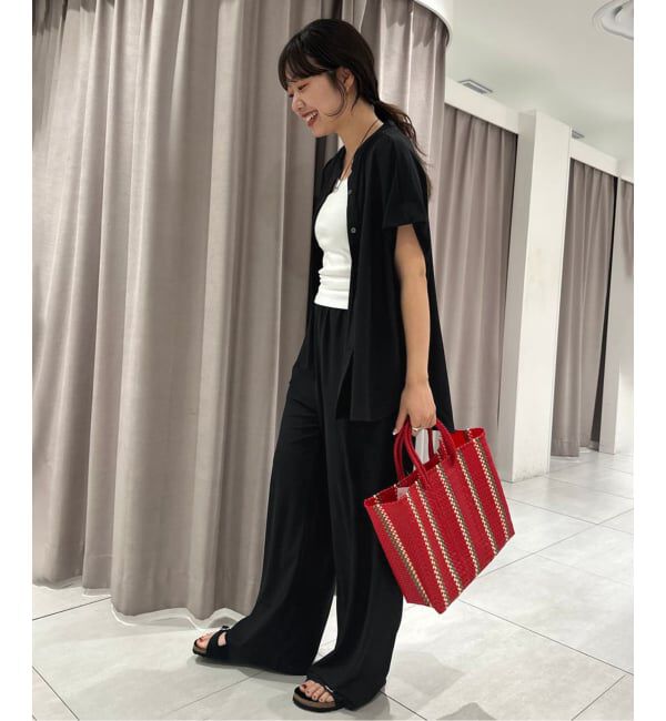 SLOBE IENA「《2枚セット》カットジョーゼットセットアップ」|Tシャツ・カットソー|