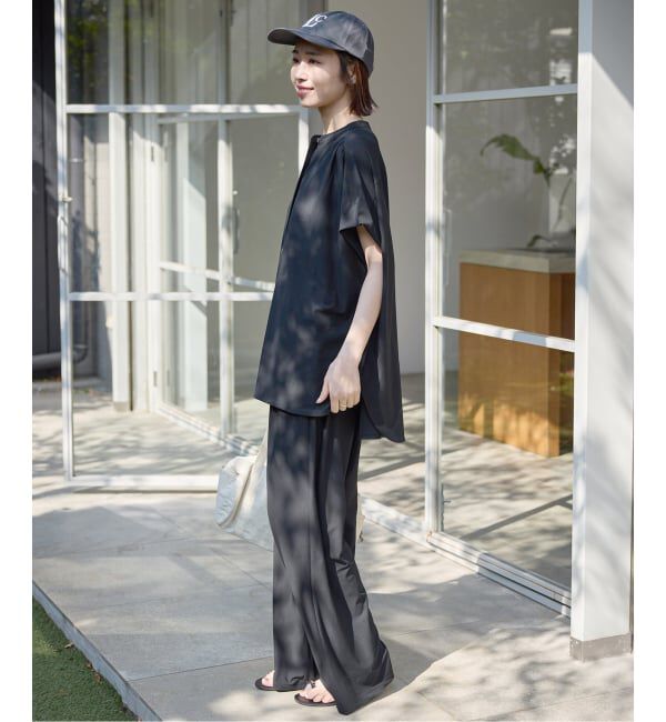 SLOBE IENA「《2枚セット》カットジョーゼットセットアップ」|Tシャツ・カットソー|