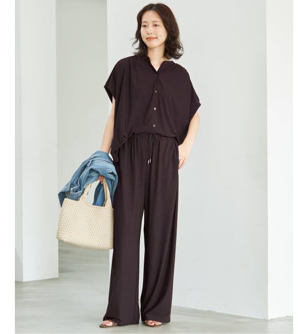 SLOBE IENA「《2枚セット》カットジョーゼットセットアップ」|Tシャツ・カットソー|