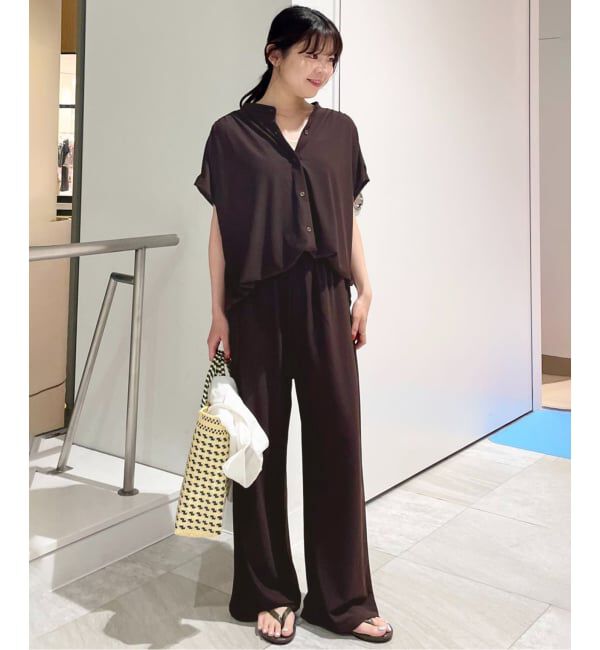 SLOBE IENA「《2枚セット》カットジョーゼットセットアップ」|Tシャツ・カットソー|