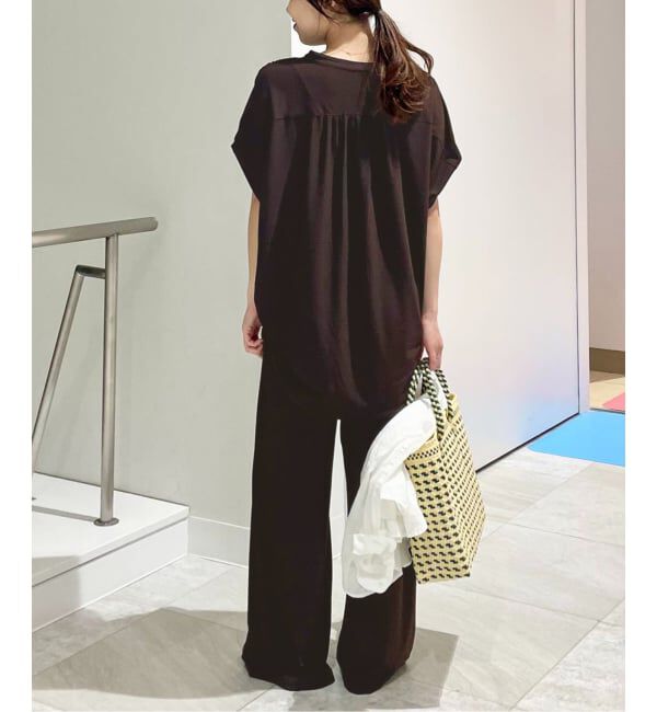 SLOBE IENA「《2枚セット》カットジョーゼットセットアップ」|Tシャツ・カットソー|