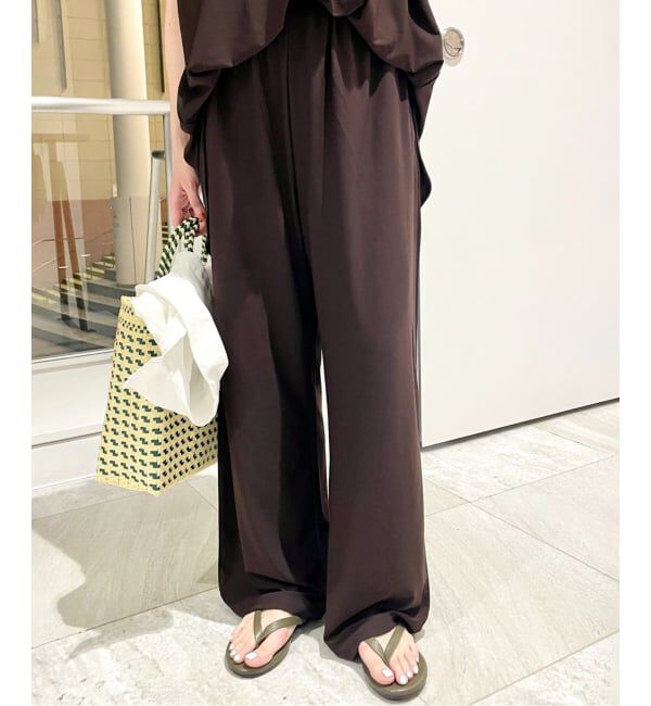 SLOBE IENA「《2枚セット》カットジョーゼットセットアップ」|Tシャツ・カットソー|
