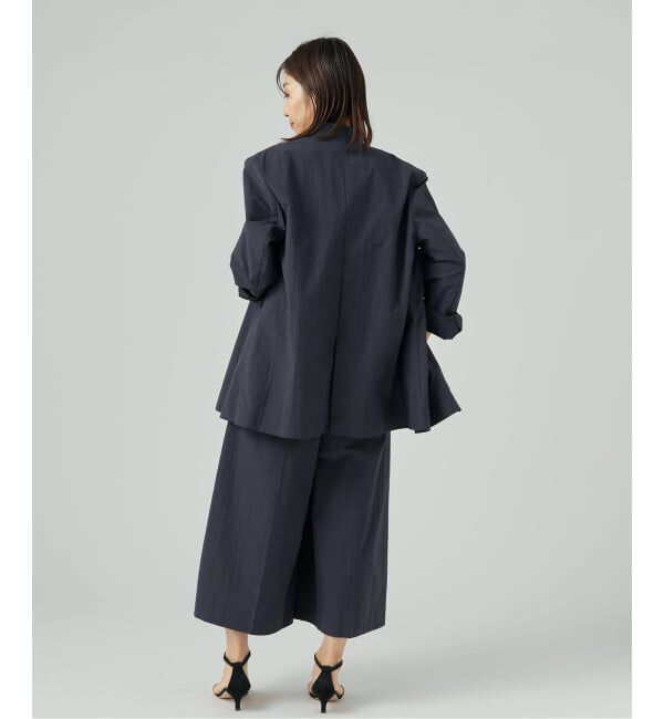VERMEIL par iena「《手洗い可》Dry Touch Collarless ジャケット」|ノーカラージャケット|