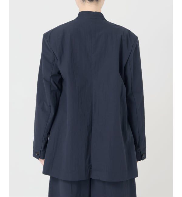 VERMEIL par iena「《手洗い可》Dry Touch Collarless ジャケット」|ノーカラージャケット|