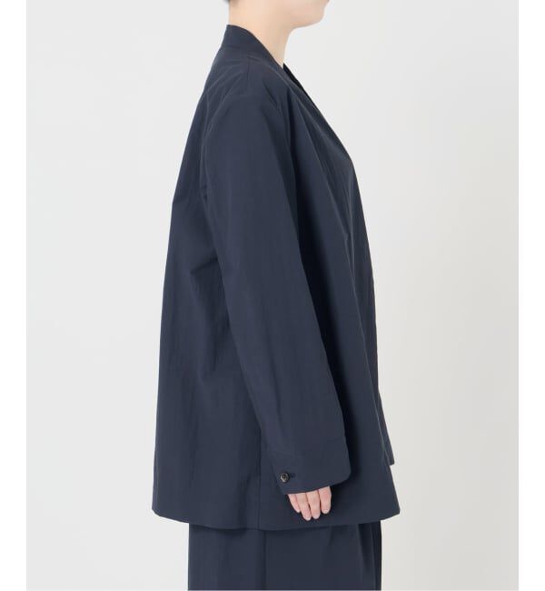 VERMEIL par iena「《手洗い可》Dry Touch Collarless ジャケット」|ノーカラージャケット|