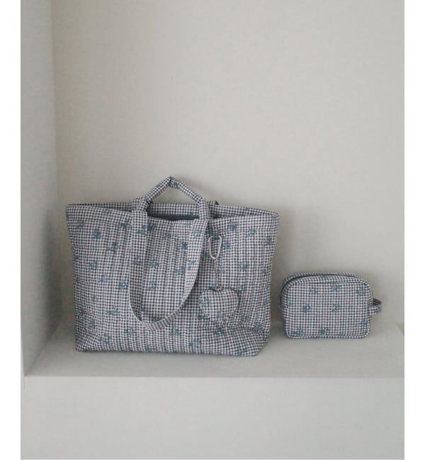 SLOBE IENA「《WEB限定/追加2》Margaux Dereume &times; SLOBE キルティングトートバッグ」|トートバッグ|