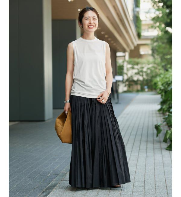 VERMEIL par iena「キュプラコットンノースリーブ」|Tシャツ・カットソー|