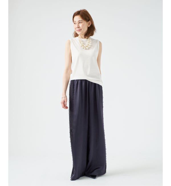 VERMEIL par iena「キュプラコットンノースリーブ」|Tシャツ・カットソー|