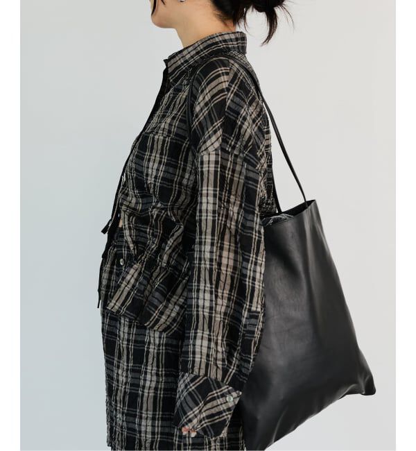 IENA LA BOUCLE「IENA LA BOUCLE キャッチワッシャーチェックシャツ」|シャツ・ブラウス|