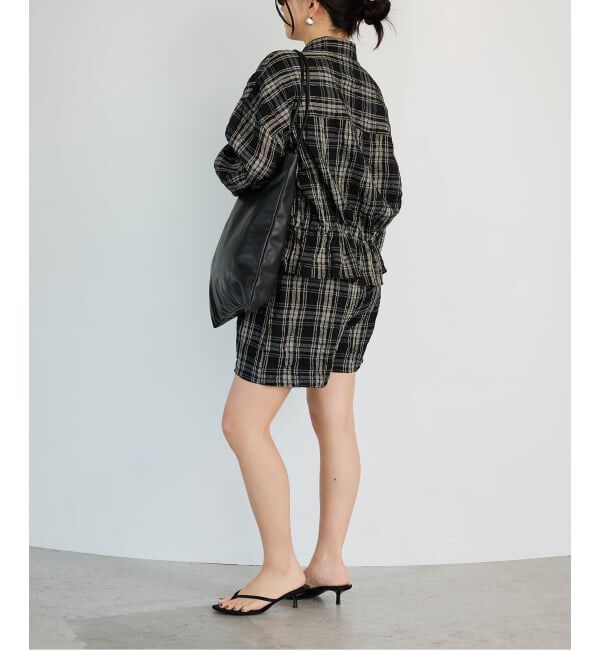 IENA LA BOUCLE「IENA LA BOUCLE キャッチワッシャーチェックシャツ」|シャツ・ブラウス|
