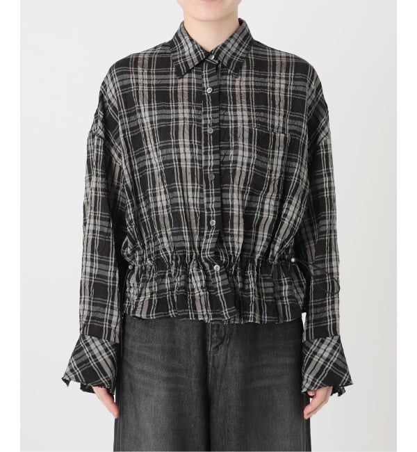 IENA LA BOUCLE「IENA LA BOUCLE キャッチワッシャーチェックシャツ」|シャツ・ブラウス|