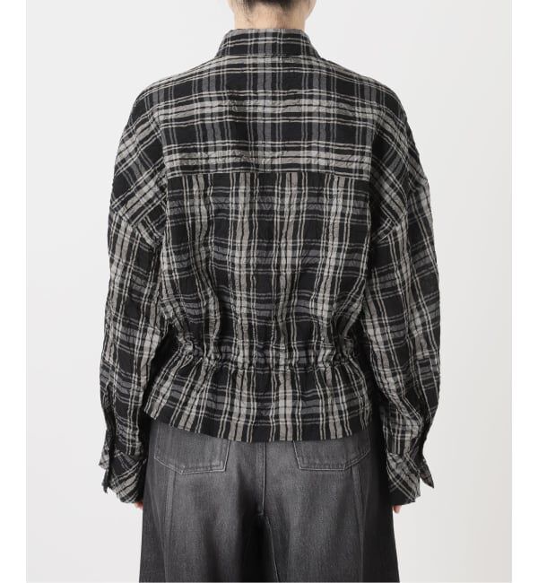 IENA LA BOUCLE「IENA LA BOUCLE キャッチワッシャーチェックシャツ」|シャツ・ブラウス|