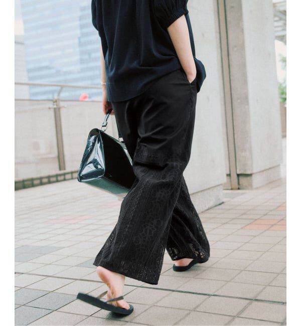 IENA「《手洗い可》ENパッチワークレースイージーパンツ」|その他|