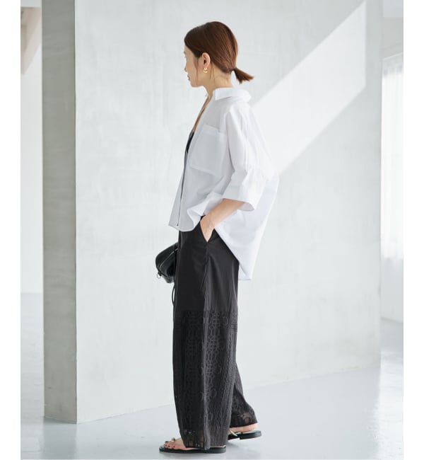 IENA「《手洗い可》ENパッチワークレースイージーパンツ」|その他|