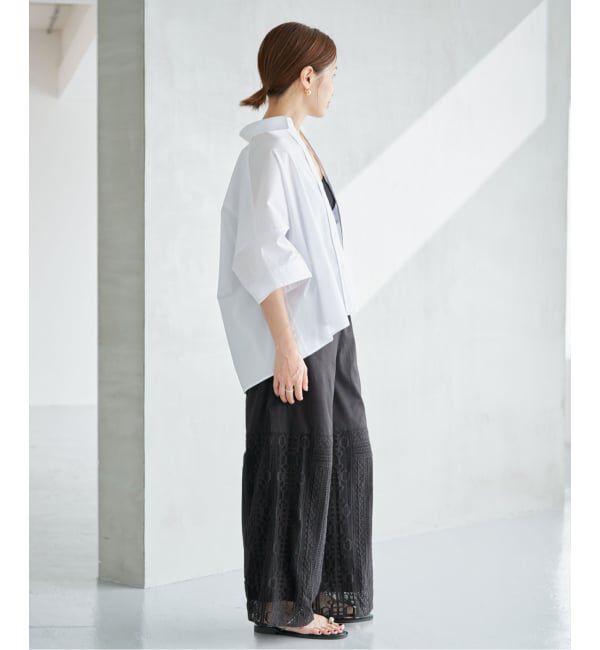 IENA「《手洗い可》ENパッチワークレースイージーパンツ」|その他|
