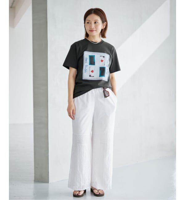 IENA「《手洗い可》ENパッチワークレースイージーパンツ」|その他|