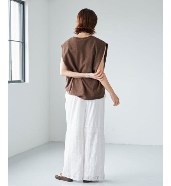IENA「《手洗い可》ENパッチワークレースイージーパンツ」|その他|