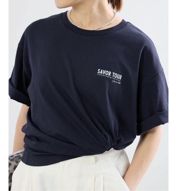 IENA「《追加》バックロゴツアーTシャツ」|Tシャツ・カットソー|