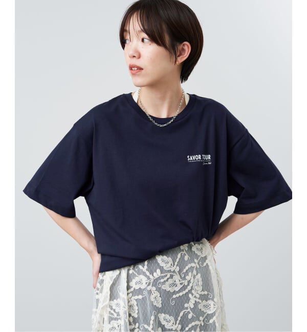 IENA「《追加》バックロゴツアーTシャツ」|Tシャツ・カットソー|