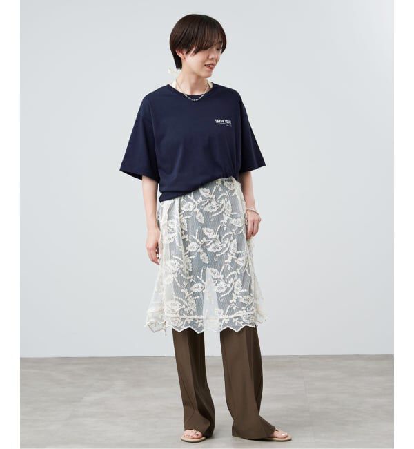 IENA「《追加》バックロゴツアーTシャツ」|Tシャツ・カットソー|