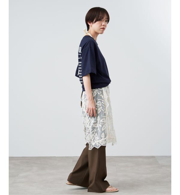 IENA「《追加》バックロゴツアーTシャツ」|Tシャツ・カットソー|