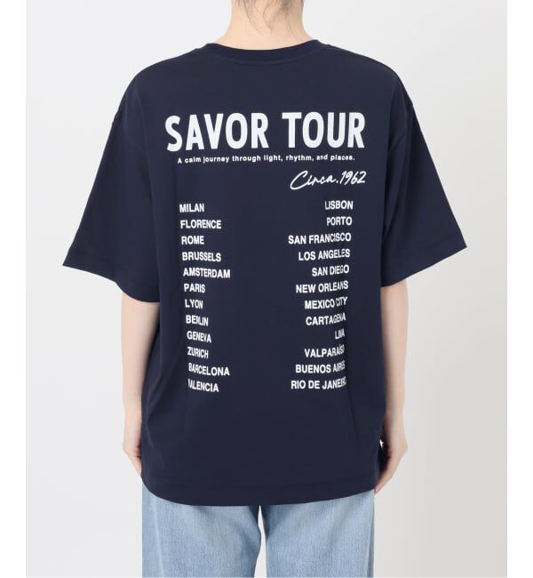 IENA「《追加》バックロゴツアーTシャツ」|Tシャツ・カットソー|