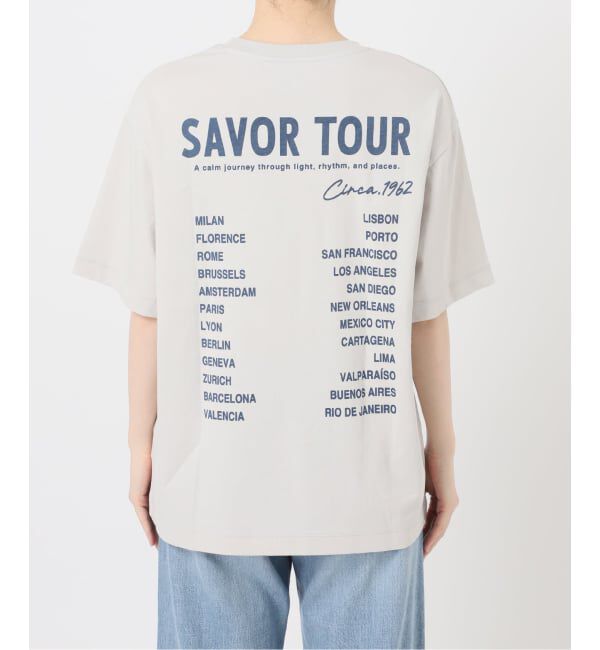 IENA「《追加》バックロゴツアーTシャツ」|Tシャツ・カットソー|