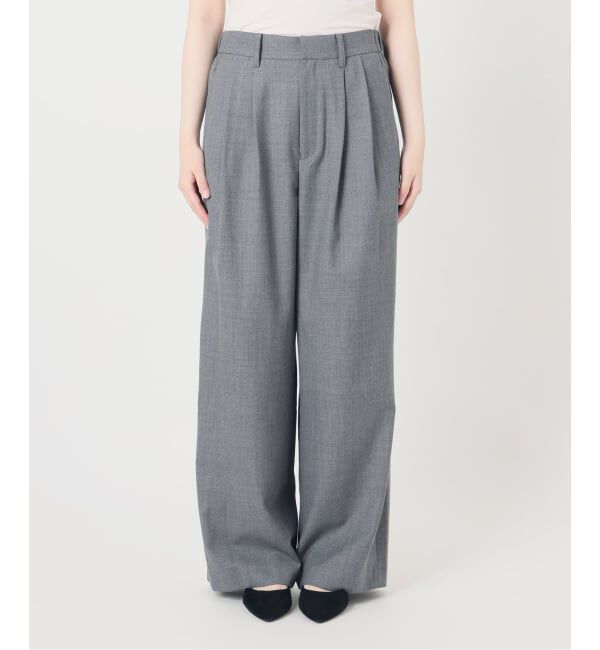 VERMEIL par iena「《予約》ANASTASIA タックパンツ」|スラックス|