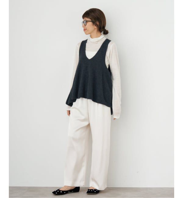 IENA「《追加予約》enrica/エンリカ FLARE KNIT TOP KNIT246」|ニット・セーター|