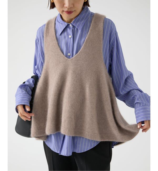 IENA「《追加予約》enrica/エンリカ FLARE KNIT TOP KNIT246」|ニット・セーター|