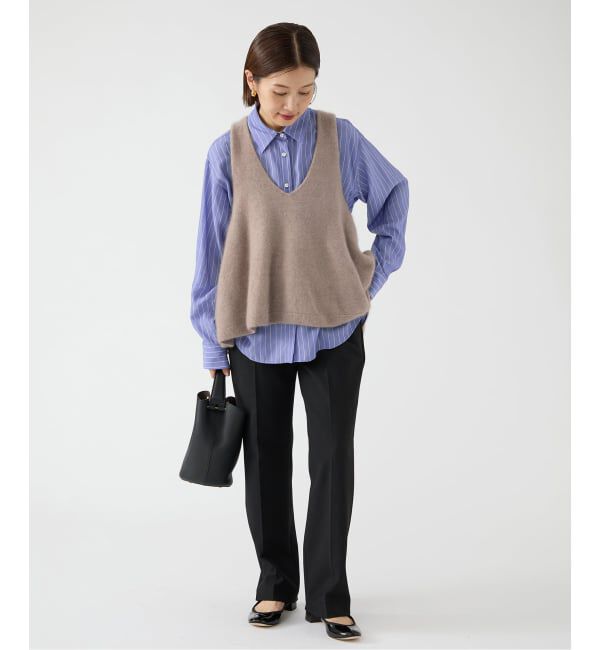 IENA「《追加予約》enrica/エンリカ FLARE KNIT TOP KNIT246」|ニット・セーター|