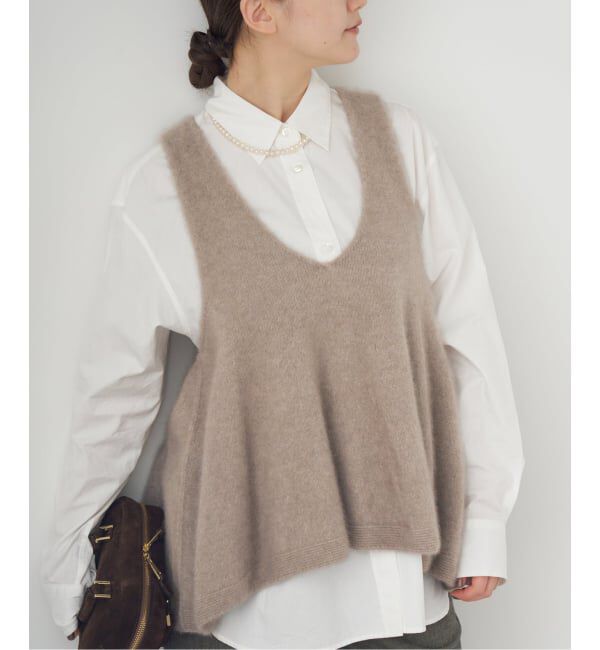 IENA「《追加予約》enrica/エンリカ FLARE KNIT TOP KNIT246」|ニット・セーター|