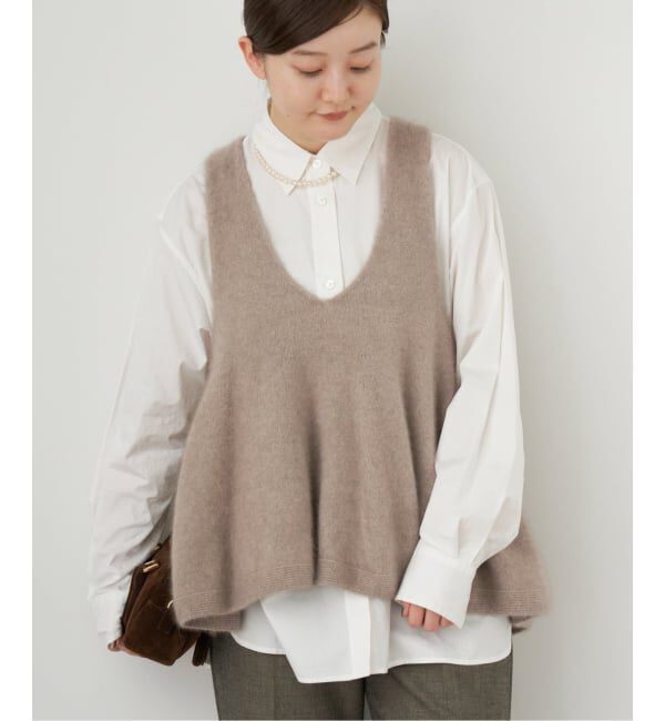 IENA「《追加予約》enrica/エンリカ FLARE KNIT TOP KNIT246」|ニット・セーター|