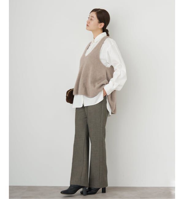 IENA「《追加予約》enrica/エンリカ FLARE KNIT TOP KNIT246」|ニット・セーター|