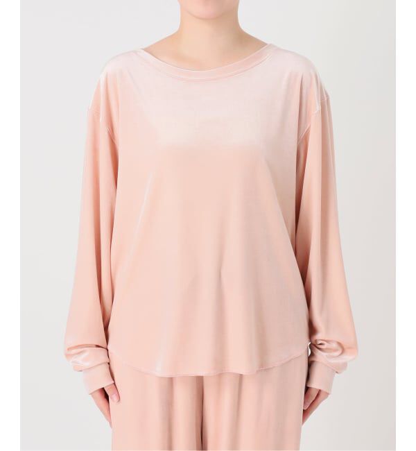 IENA LA BOUCLE「《予約》IENA LA BOUCLE トリアセベロアロングスリーブTシャツ」|Tシャツ・カットソー|