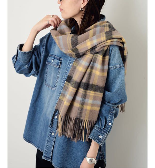 SLOBE IENA「《追加予約》TWEED MILL/ツイードミル ストール」|ストール|