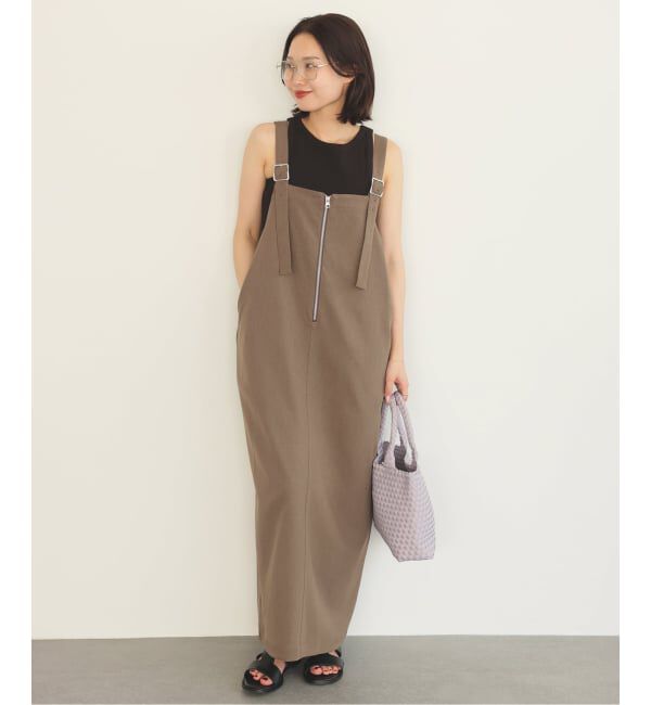 SLOBE IENA「《追加予約》UNIVERSAL OVERALL SLOBE別注 ジャンパースカート」|ワンピース|