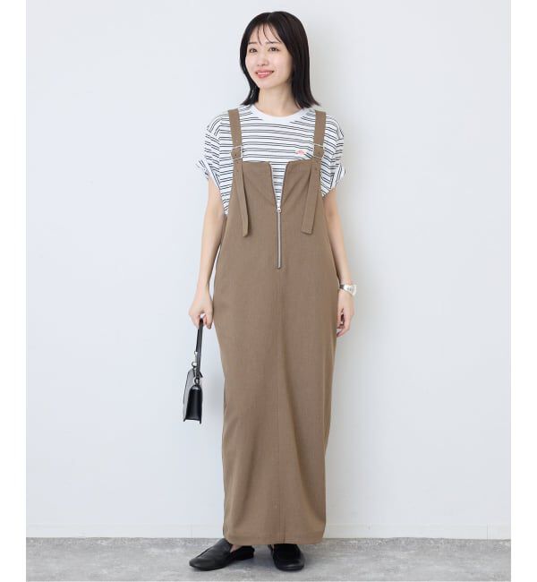 SLOBE IENA「《追加予約》UNIVERSAL OVERALL SLOBE別注 ジャンパースカート」|ワンピース|