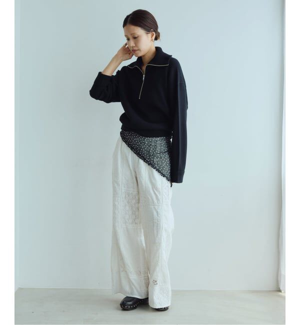 IENA LA BOUCLE「《予約》IENA LA BOUCLE レースアソートイージーパンツ」|その他|