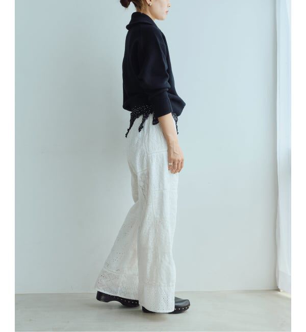 IENA LA BOUCLE「《予約》IENA LA BOUCLE レースアソートイージーパンツ」|その他|