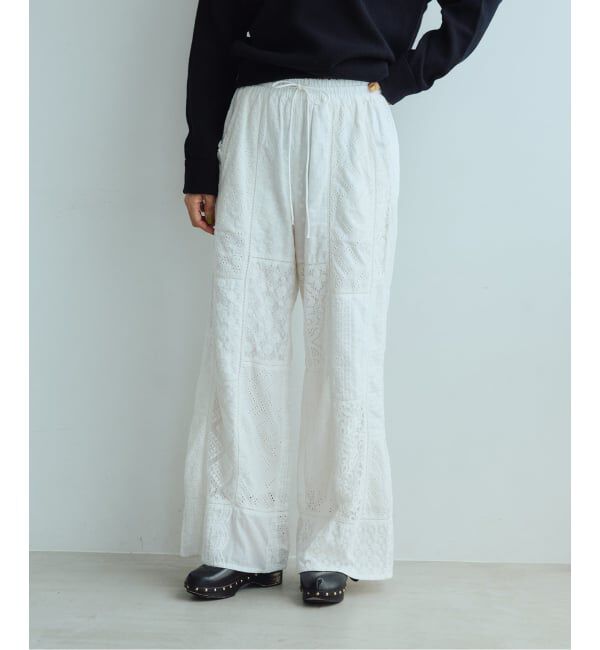 IENA LA BOUCLE「《予約》IENA LA BOUCLE レースアソートイージーパンツ」|その他|