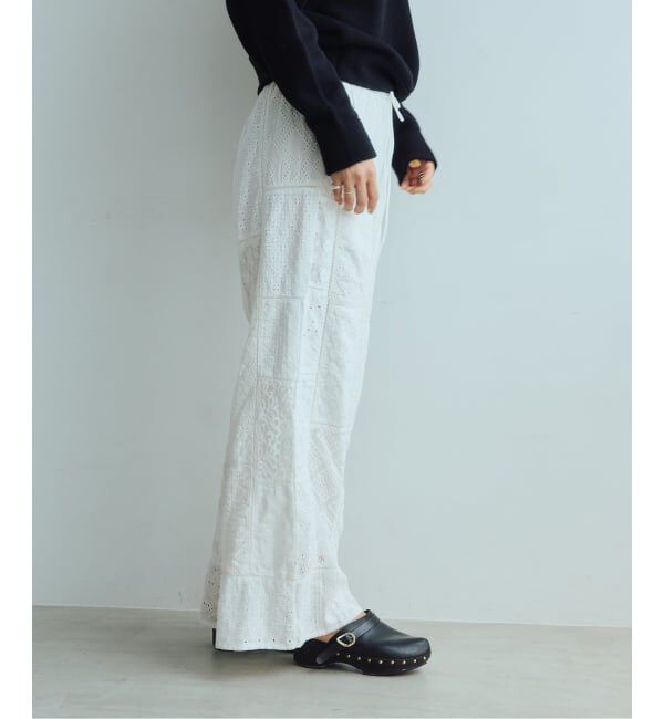IENA LA BOUCLE「《予約》IENA LA BOUCLE レースアソートイージーパンツ」|その他|