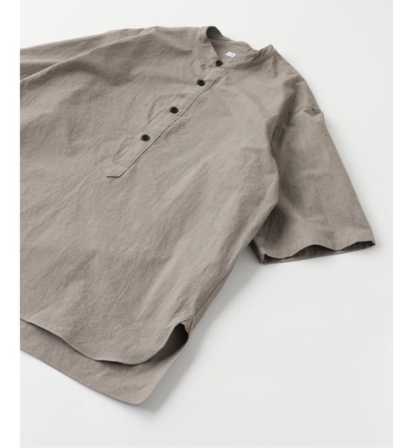 EDIFICE「ETS.MATERIAUX(マテリオ) Sulfur Dyed スタンドシャツ」|シャツ・ブラウス|