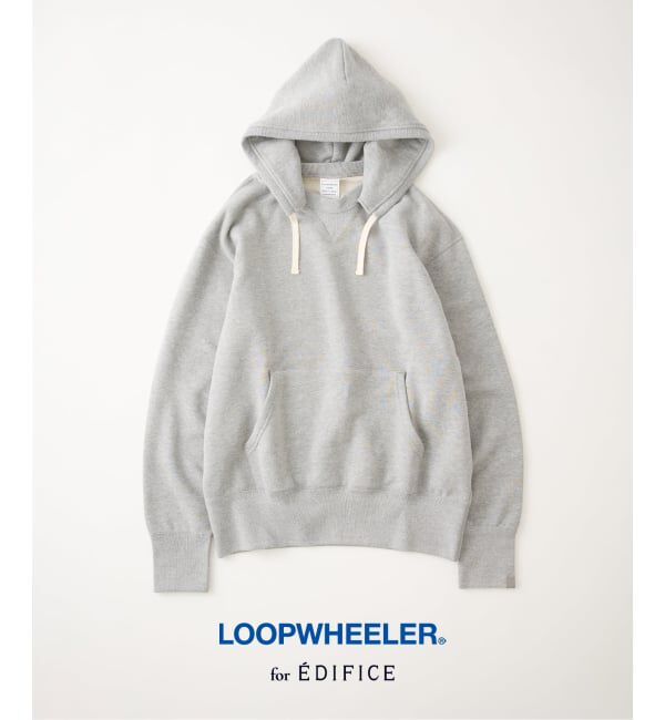 EDIFICE「《予約》LOOPWHEELER for LOWERCASE 別注 After Hood Sweatshirt」|パーカー|グレーA