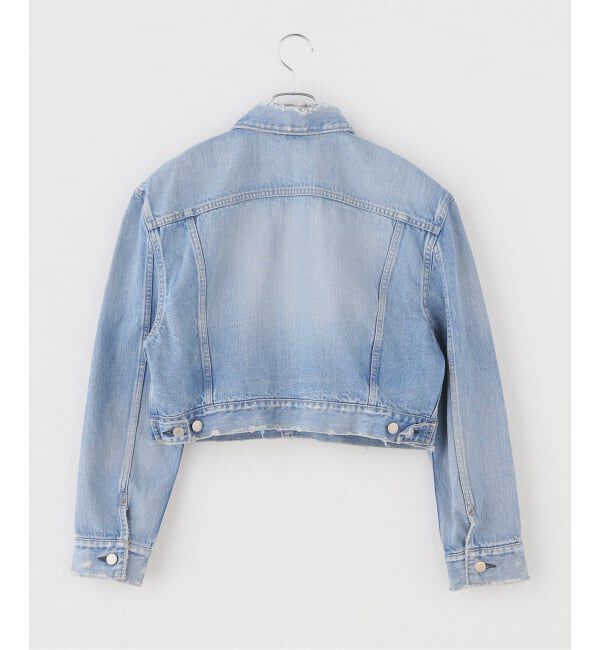JOURNAL STANDARD「【HOLIDAY/ホリデイ】 DAMAGE DENIM PADDED SHOULDER JAC」|デニムジャケット|